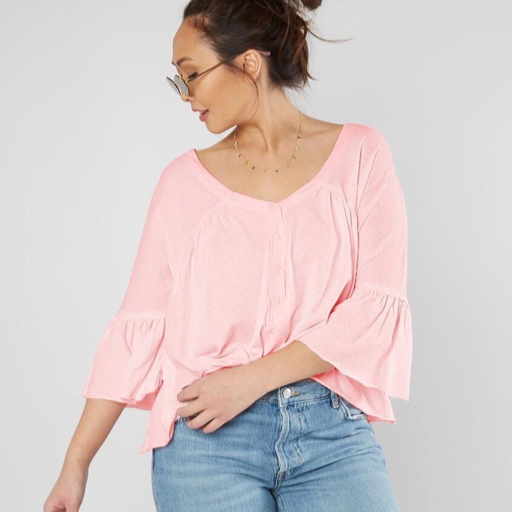 Free People Sweet Little Blouse Top